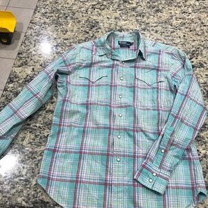 Vintage Ralph Lauren Western Pearl Snap